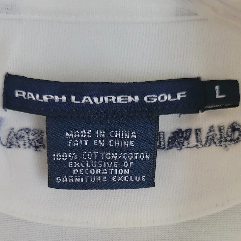 Ralph Lauren Golf Long Sleeve White 